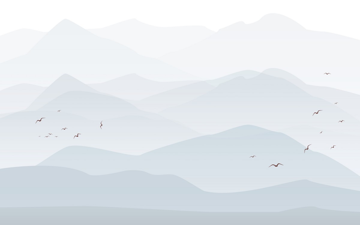 Фреска Горный каскад